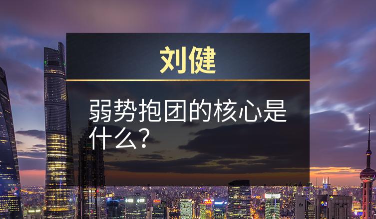 刘健：弱势抱团的核心是什么？