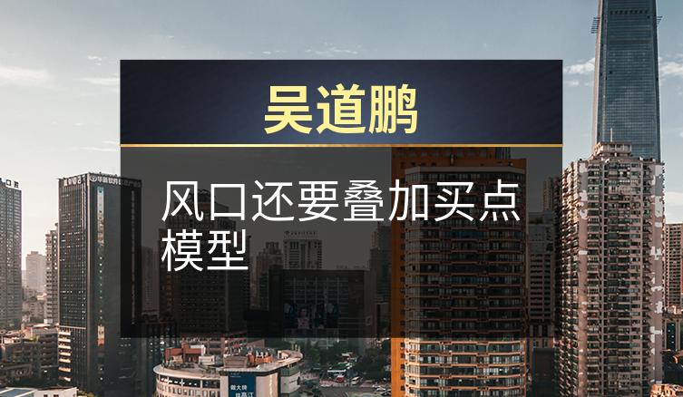 吴道鹏：风口还要叠加买点模型