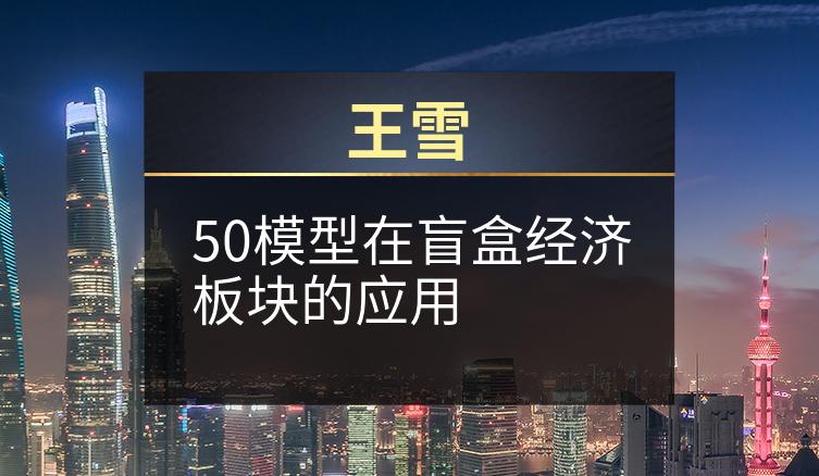 王雪：50模型在盲盒经济板块的应用