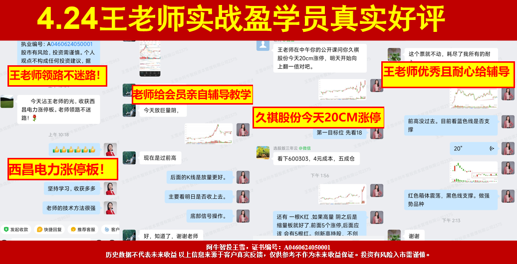 震荡行情，板块轮动，云上9霄，非牛即妖！ 市场全天震荡分化，