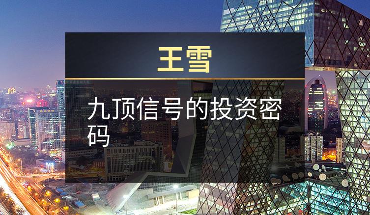 王雪：九顶信号的投资密码