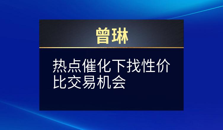曾琳：热点催化下找性价比交易机会