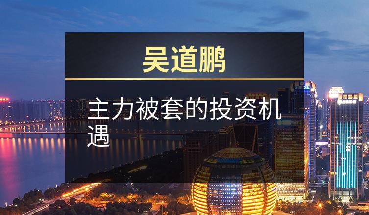 吴道鹏：主力被套的投资机遇