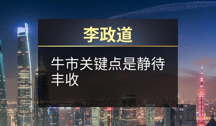 李政道：牛市关键点是静待丰收