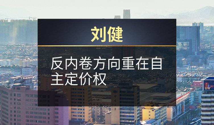 刘健：反内卷方向重在自主定价权