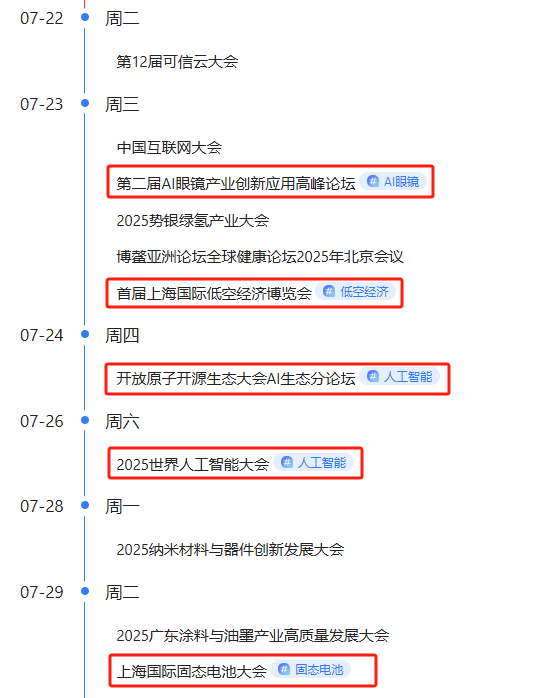 【2025年7月21盘前提示】