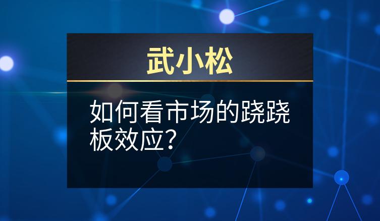 武小松：如何看市场的跷跷板效应？