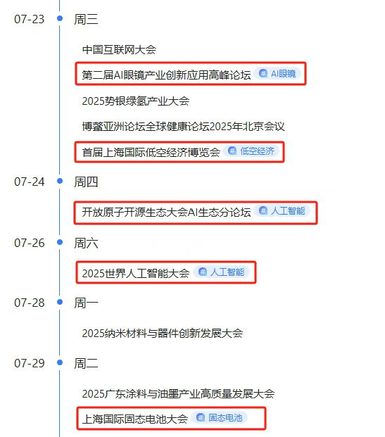 【2025年7月23盘前提示】