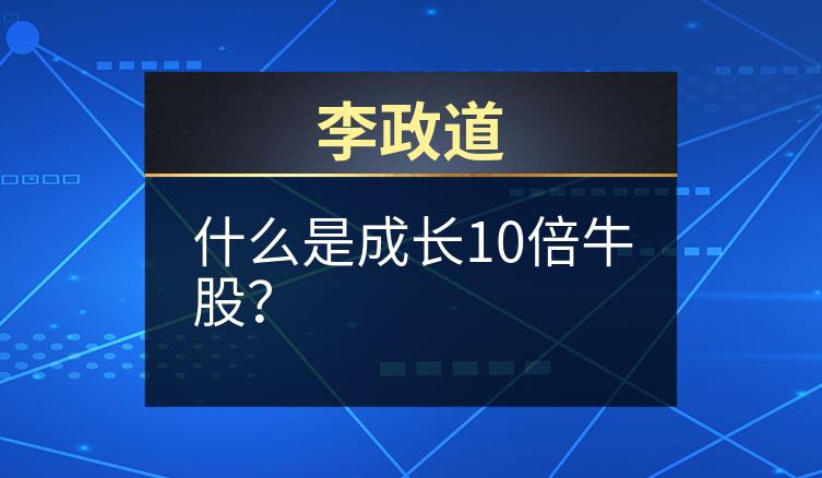 李政道：什么是成长10倍牛股？