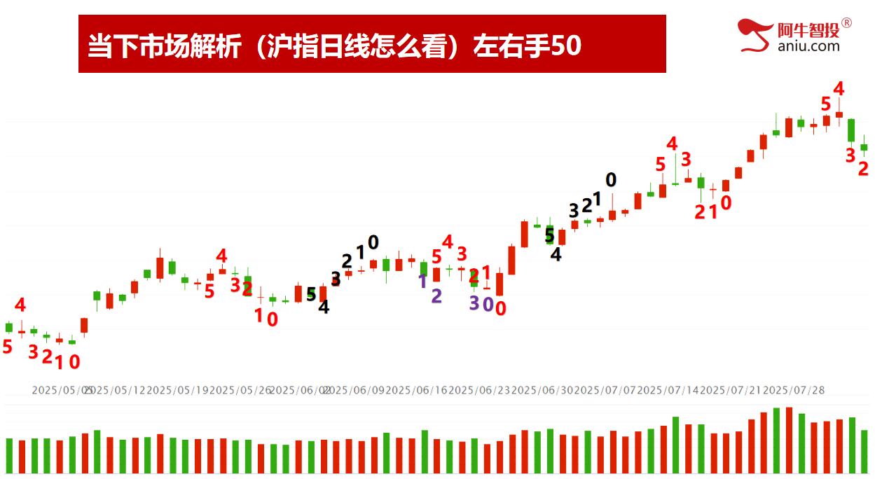 各大指数49结构后，准备走50模型，高量破减仓后怎么低吸？