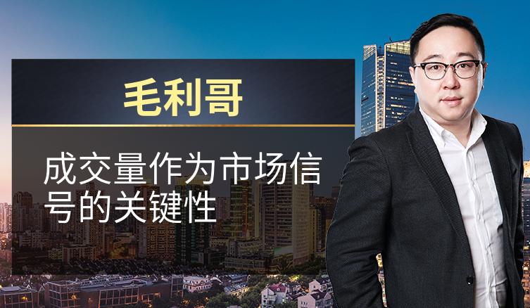 毛利哥：成交量作为市场信号的关键性