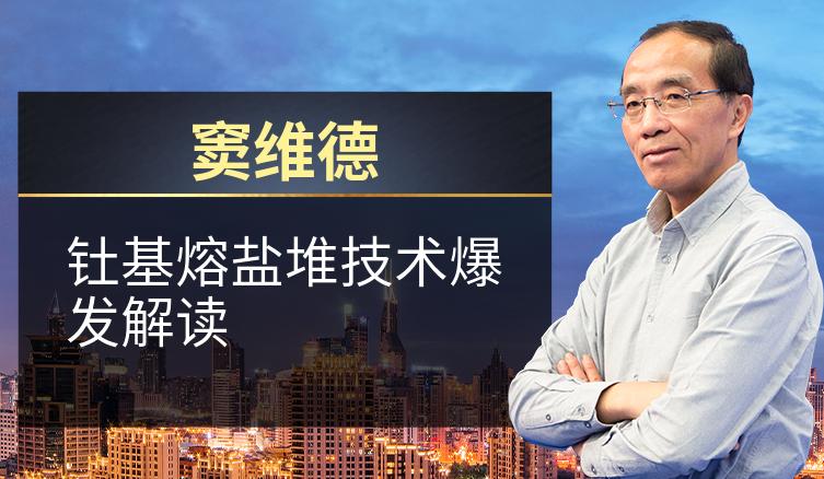 窦维德：钍基熔盐堆技术爆发解读