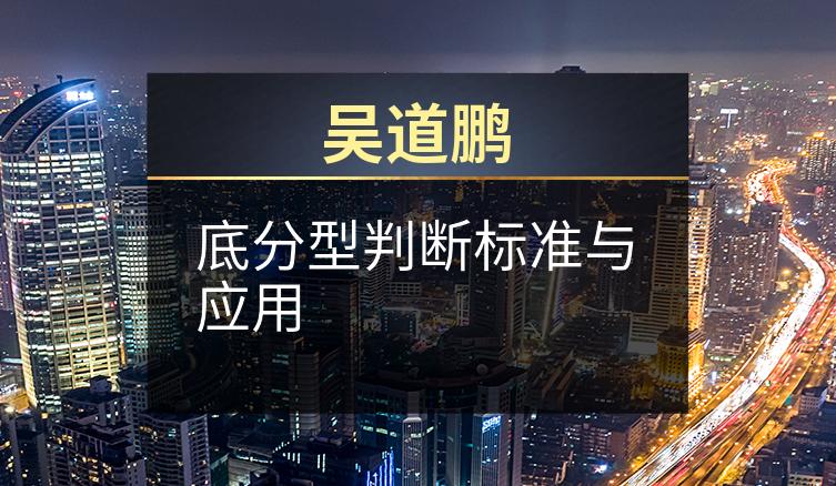 吴道鹏：底分型判断标准与应用