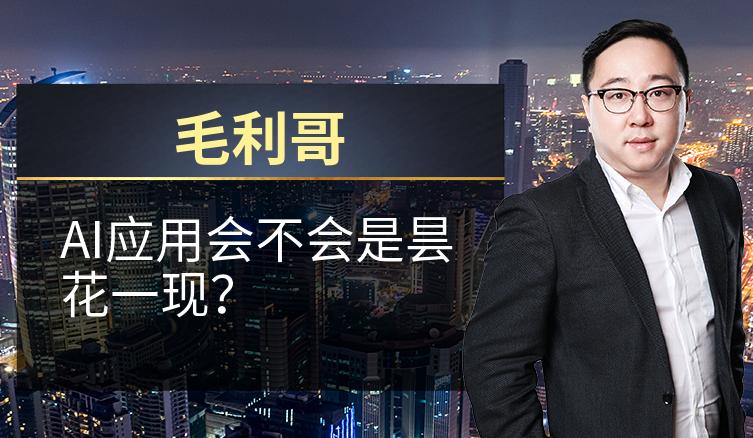 毛利哥：AI应用会不会是昙花一现？