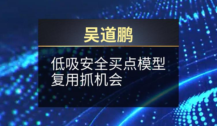 吴道鹏：低吸安全买点模型复用抓机会