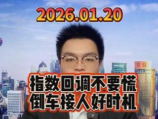 指数回调不要慌，倒车接人好时机