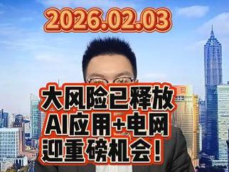 大风险已释放，AI应用+电网迎重磅机会！