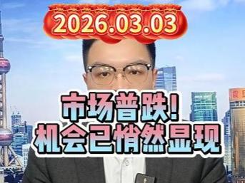 市场普跌！机会已悄然显现