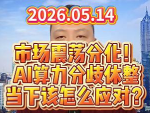 市场震荡分化！ AI算力分歧休整 当下该怎么应对？
