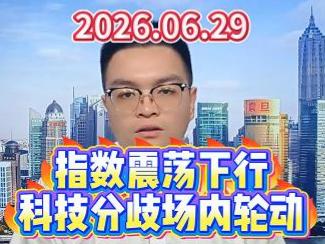 指数震荡下行，科技分歧场内轮动