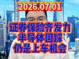证券保险齐发力，半导体回踩仍是上车机会