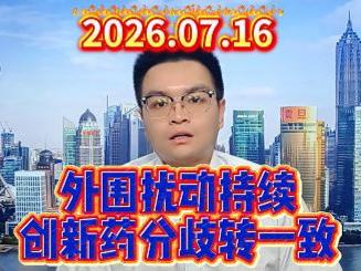 外围扰动持续，创新药分歧转一致