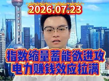 指数缩量蓄能欲进攻，电力赚钱效应拉满