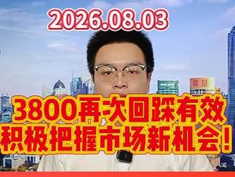 800再次回踩有效，积极把握市场新机会！