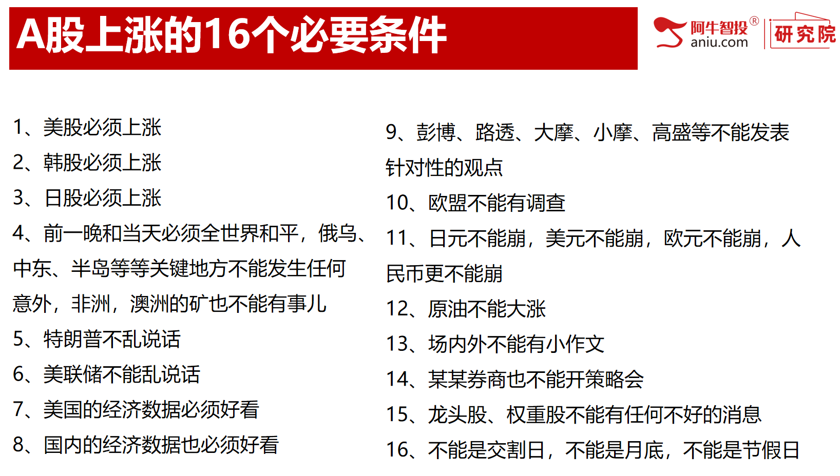 A股上涨为啥这么难？