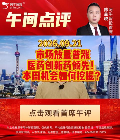 市场放量普涨 医药创新药领先！ 本周机会如何挖掘？