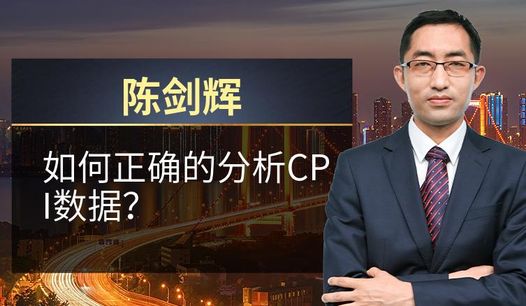 陈剑辉：如何正确的分析CPI数据？