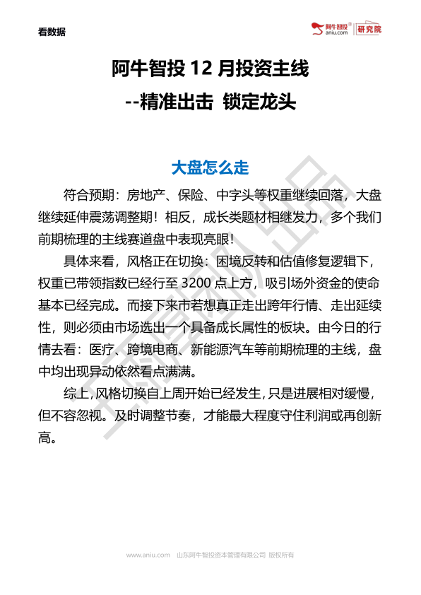 王雨厚团队：今日早盘策略 20221208

涨价 中字头 矿山管理