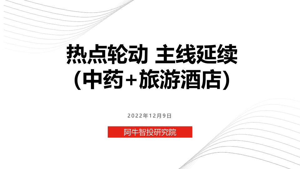 张继波 中药板块+旅游酒店投资机会分享，9月-11月布局的投资者波段获利了解，短期和中长期趋势跟踪策略